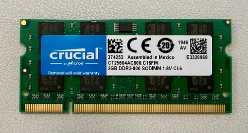 Ram crucial 2gb - ram, 800mhz