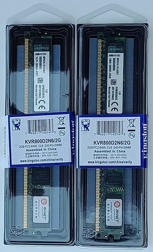 Memorie ram kingston 2x - kingston, gb