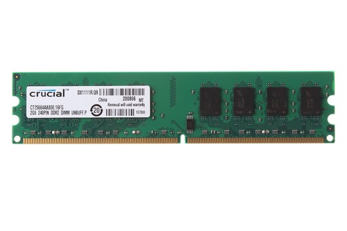 Crucial 2gb pc2 - crucial, pc2-6400