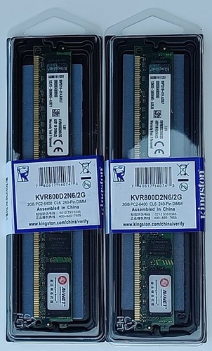 Memorie ram kingston 2x - memorie, gb