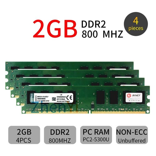 8go 2go ddr2 800mhz - 4x,