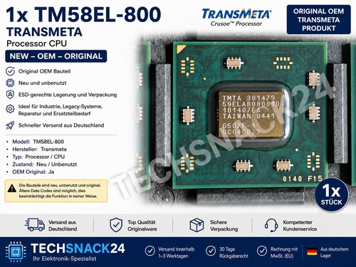 Tm58el 800 transmeta - 1x, tm58el-800