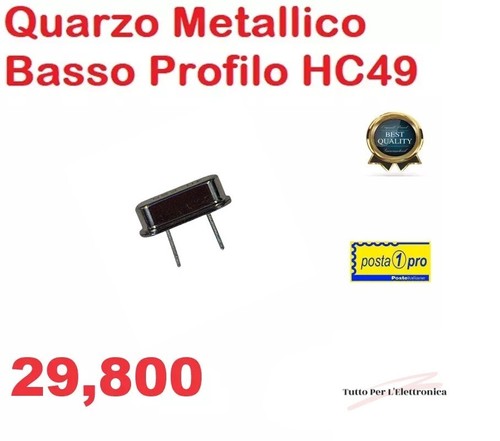 Quarzo metallico 800mhz - metallico, 29,800mhz